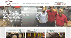 Desktop Screenshot of manicone.com.ar